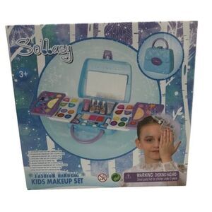 *Sollasy childrens Make up purse bag 48 piece frozen Dress up girls cosmetics‎